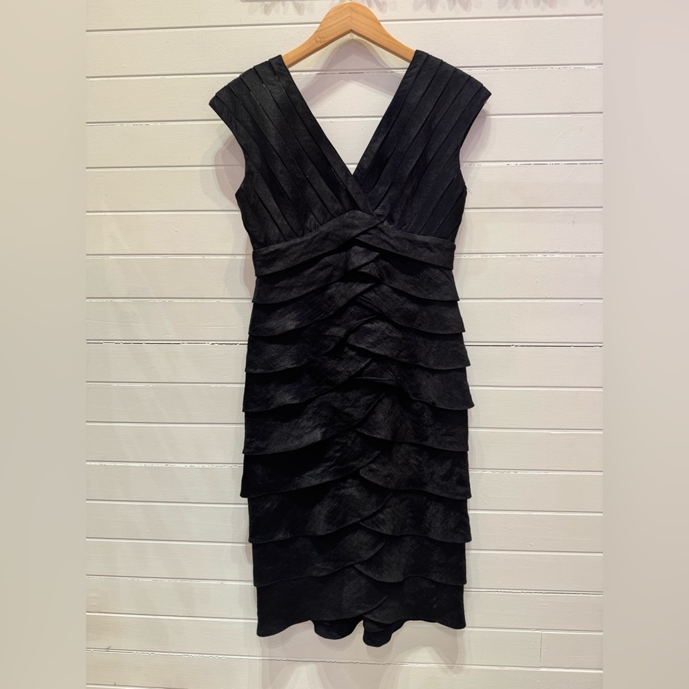 Adrianna Papel Black Cocktail Dress